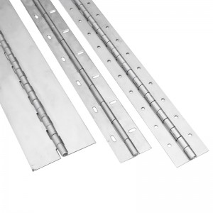 맞춤형 긴 힌지 201#304#두께 3.0 스테인레스 스틸 두꺼운 피아노 힌지 연속 행 캐비닛 피아노 힌지